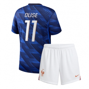 Billige Fotballdrakt Frankrike Michael Olise #11 Replika Hjemmedraktsett Barn VM 2026 Kortermet (med bukser)